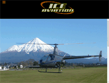 Tablet Screenshot of iceaviation.co.nz